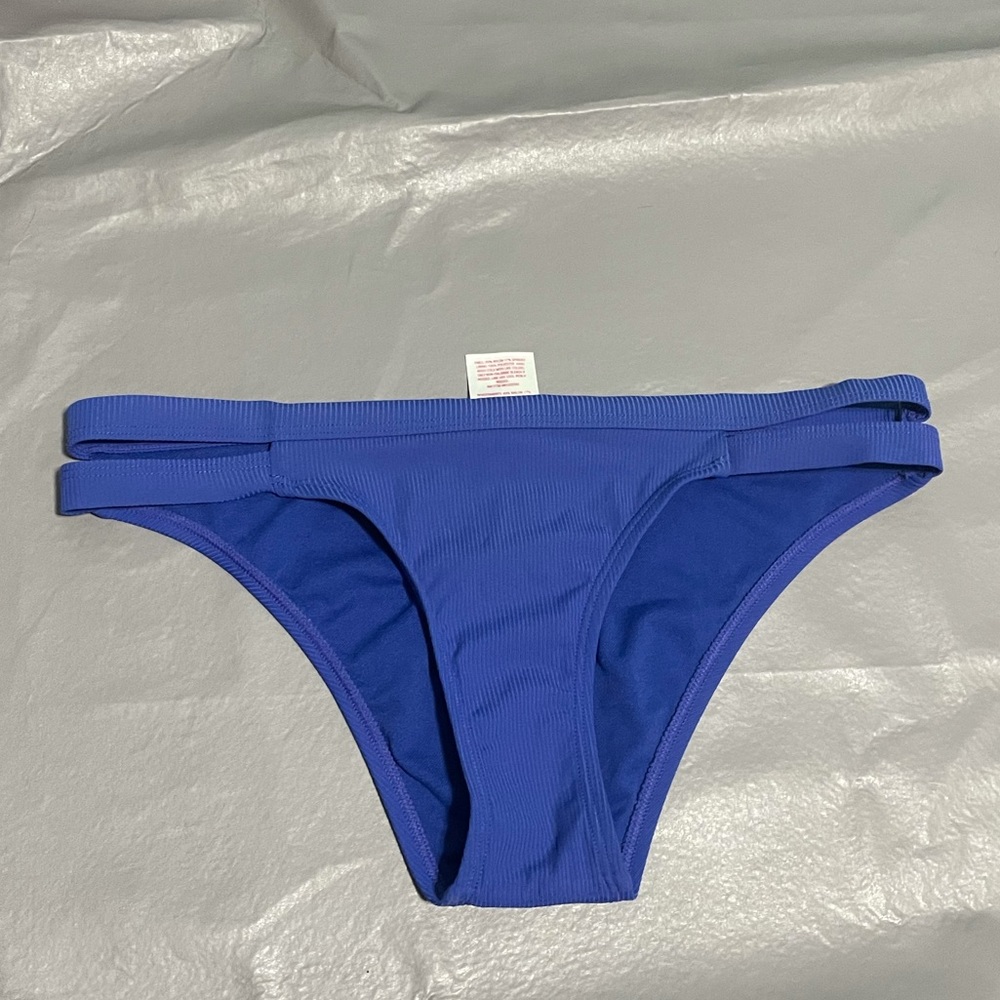 Blue bathing suit bottoms